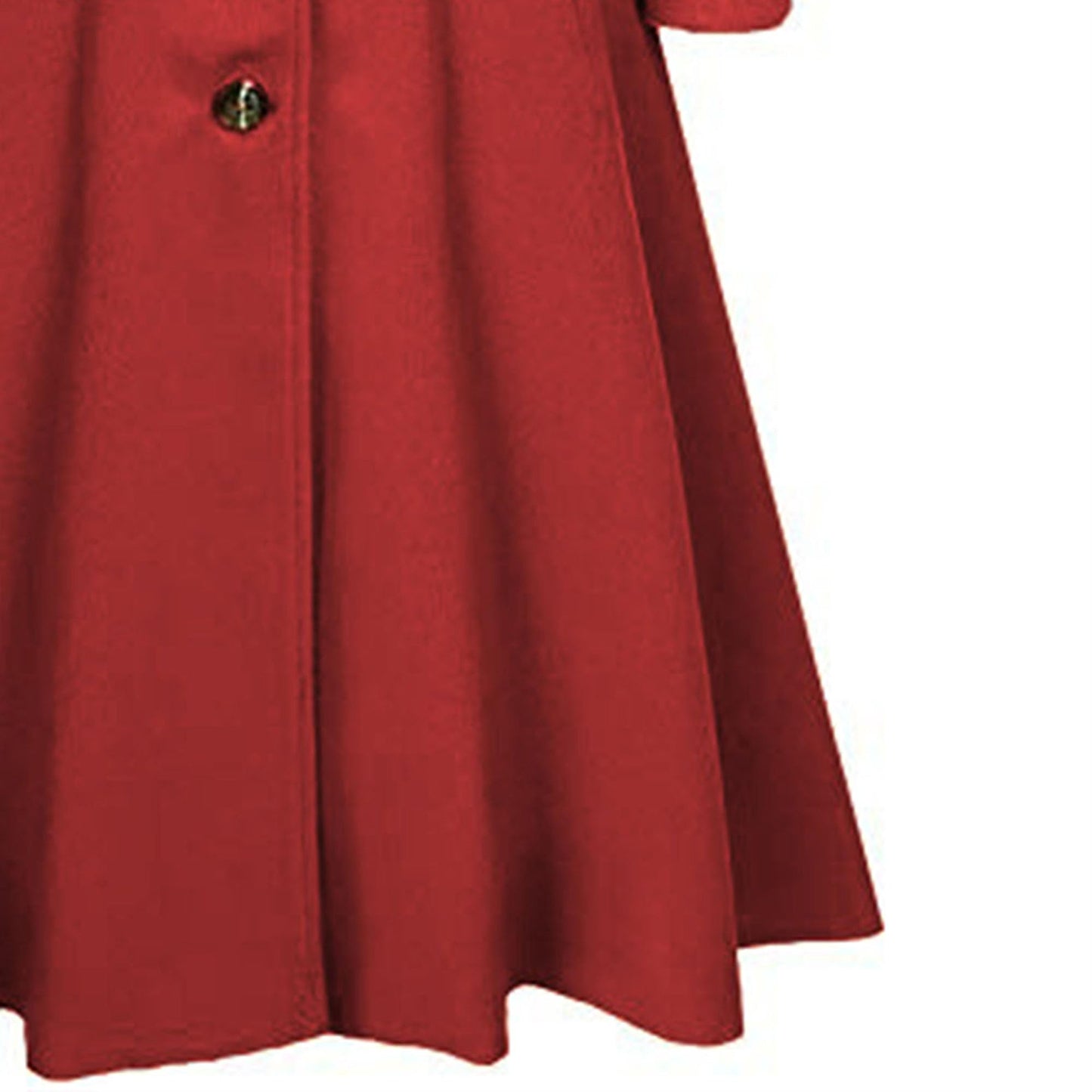 Winter Wool Dress Overcoat with Notch Lapel