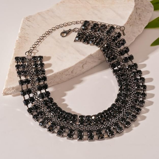 Rhinestone Choker Necklaces