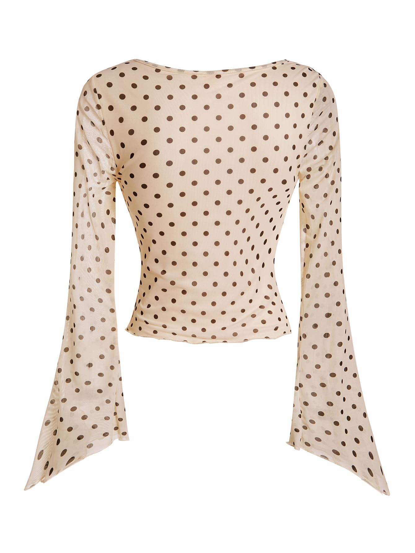 Verdusa Bell Sleeve Bow Blouse