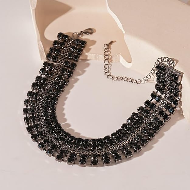 Rhinestone Choker Necklaces