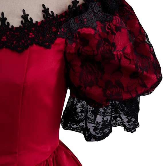 Gothic Victorian Rococo Lace Dress