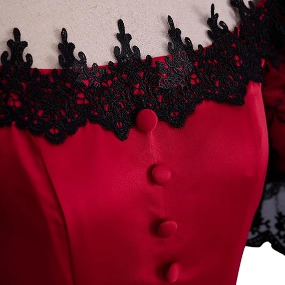 Gothic Victorian Rococo Lace Dress