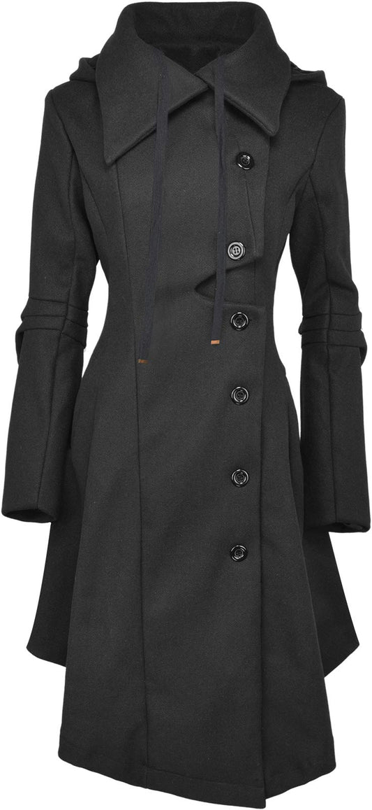Wool Long Trench Coat