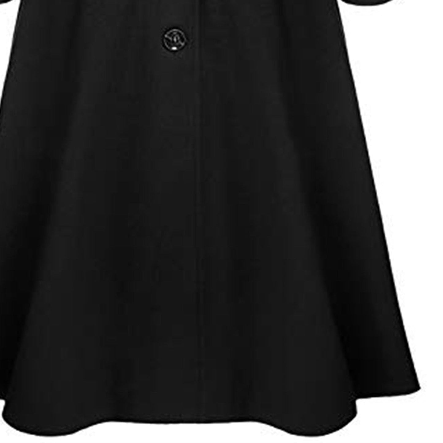 Winter Wool Dress Overcoat with Notch Lapel