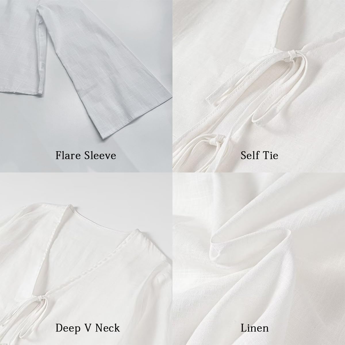 Tie Front Linen Shirt