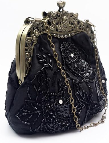 Vintage Beaded Sequin Evening Handbag