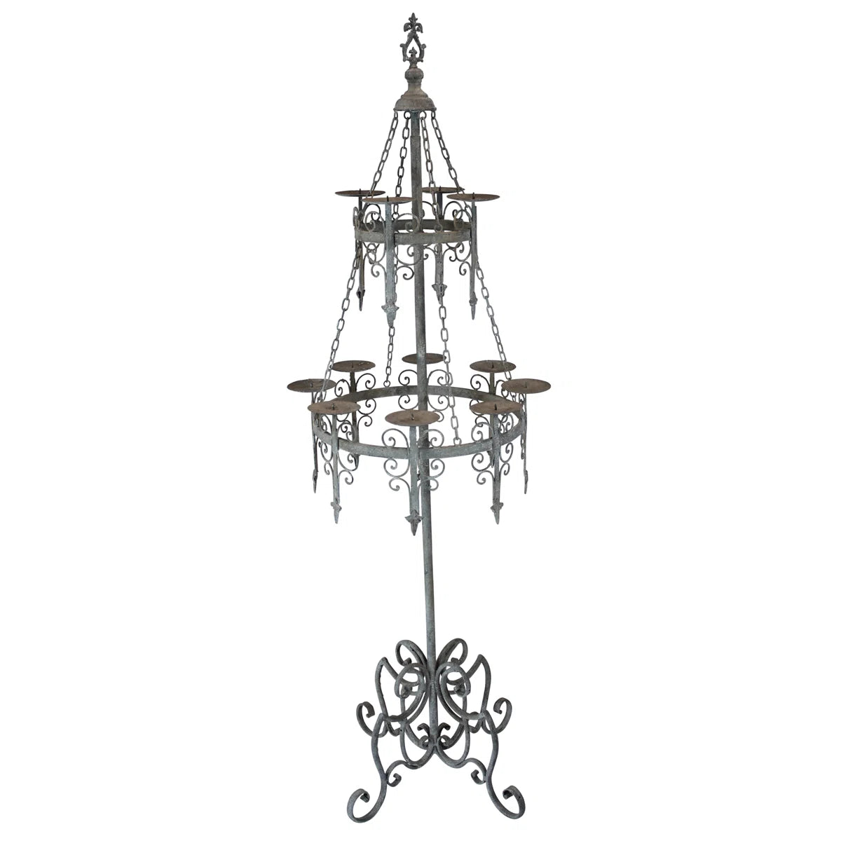 Malbork Castle Gothic Floor Candelabra (63.5'' H )