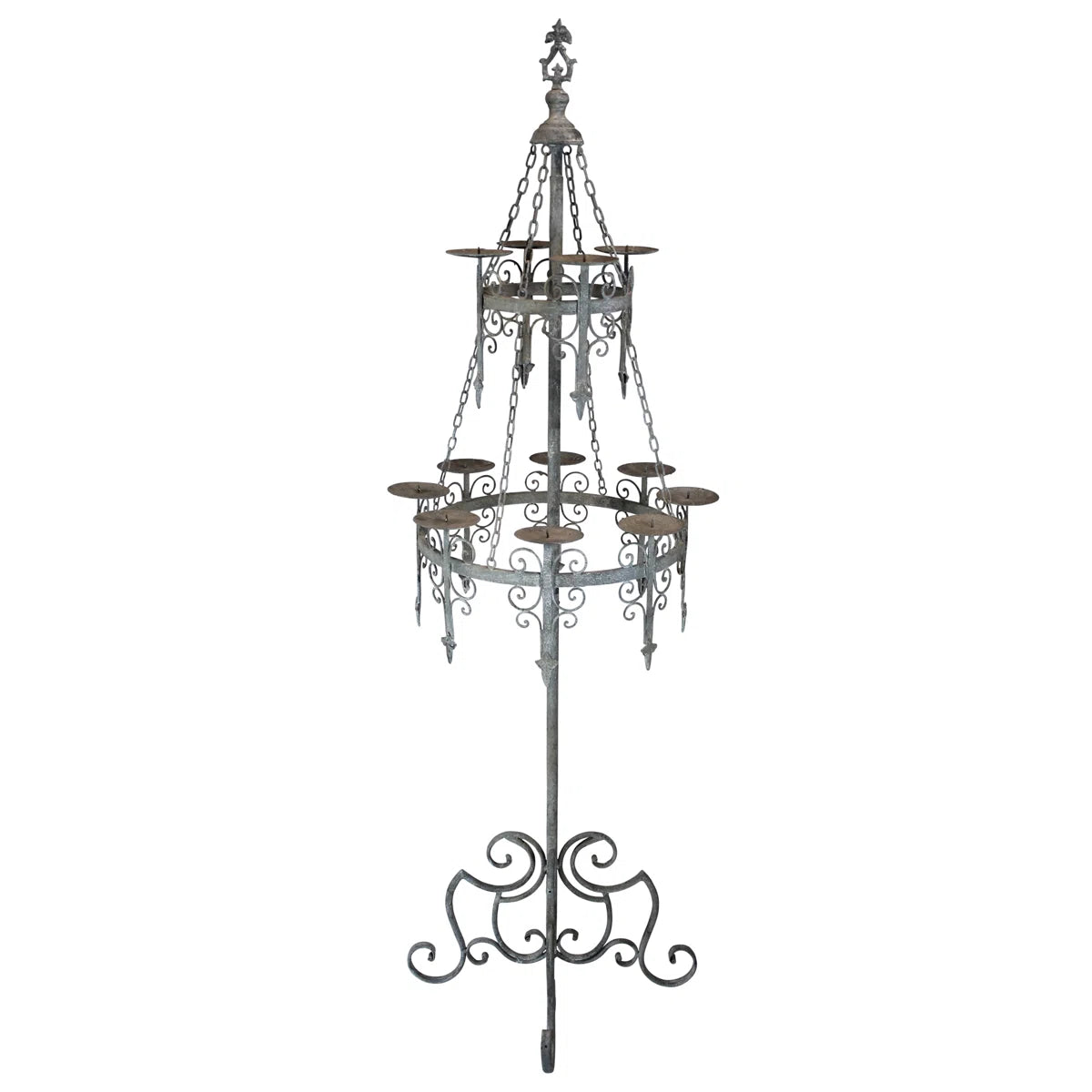 Malbork Castle Gothic Floor Candelabra (63.5'' H )