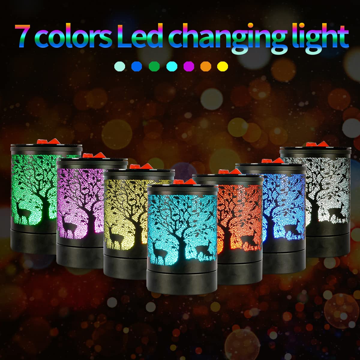Black Electric Fragrance Wax Melts Warmer