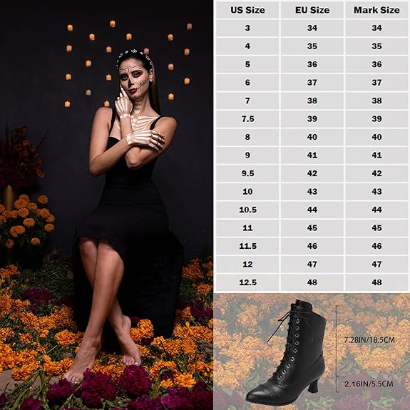 Lanrey Taley Victorian Boots for Women