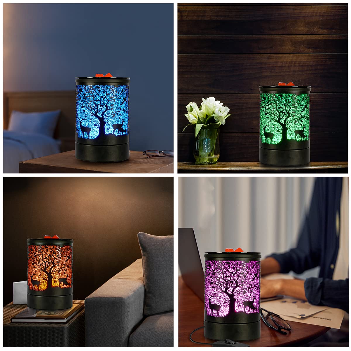 Black Electric Fragrance Wax Melts Warmer