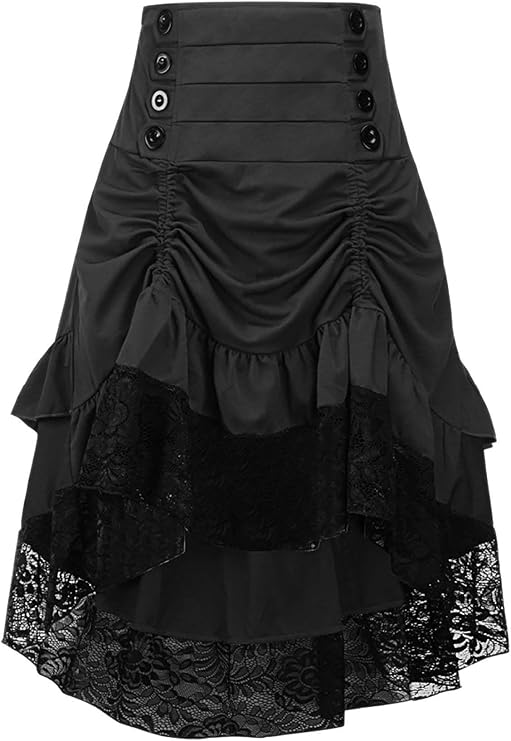 Steampunk Asymmetrical Skirt