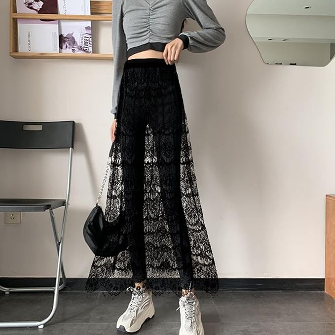 Sheer Long Skirt in 2 Styles