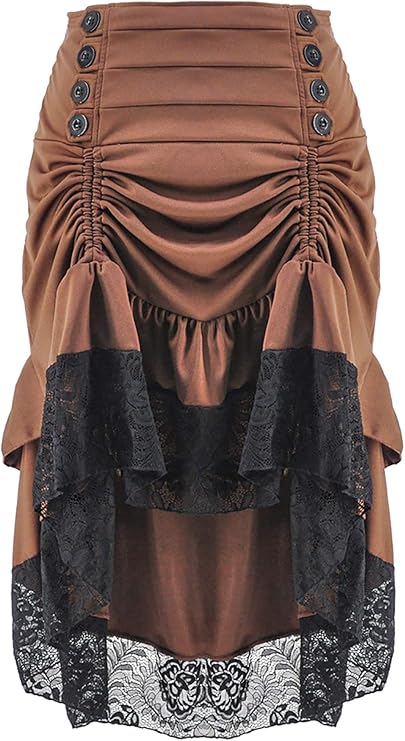 Steampunk Asymmetrical Skirt