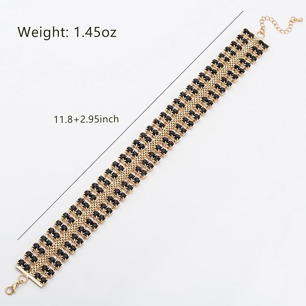 Rhinestone Choker Necklaces