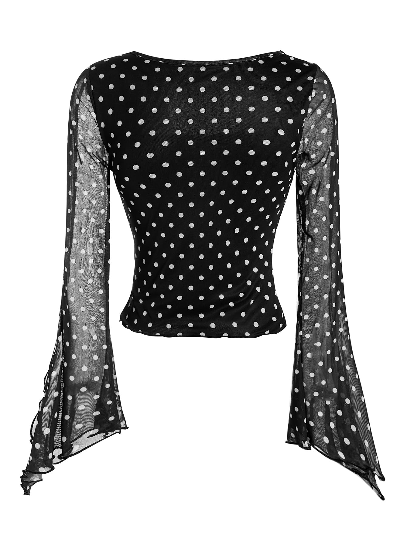 Verdusa Bell Sleeve Bow Blouse