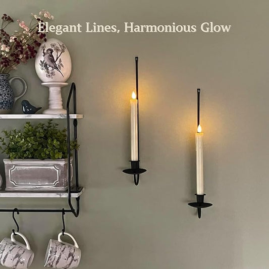 Sleek Wall Candle Holders