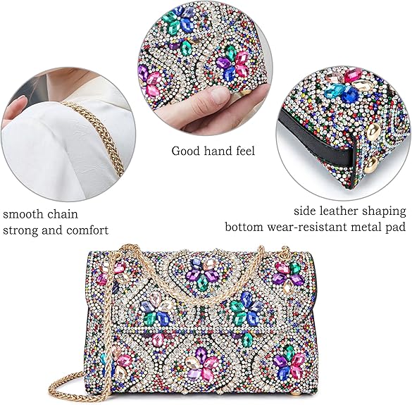 Crystals Rhinestone Clutch Purse