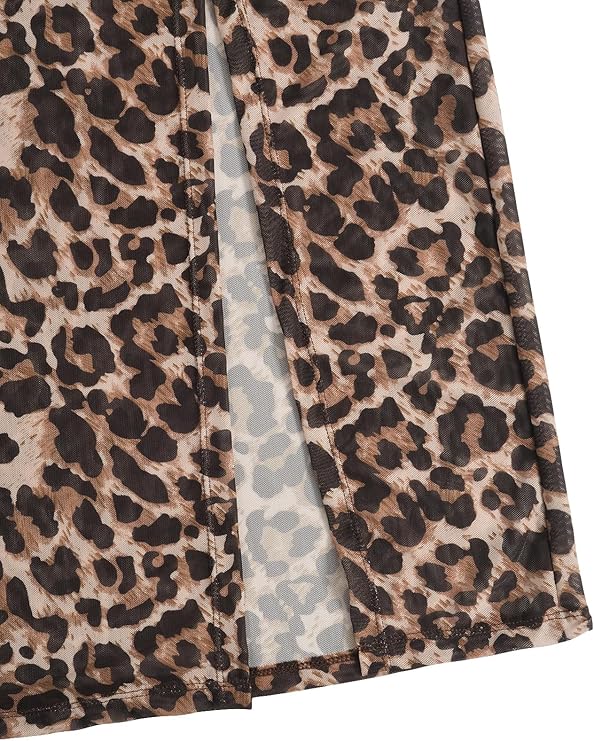 Double Slit Long Skirt