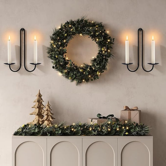 Sleek Wall Candle Holders