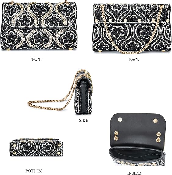 Crystals Rhinestone Clutch Purse