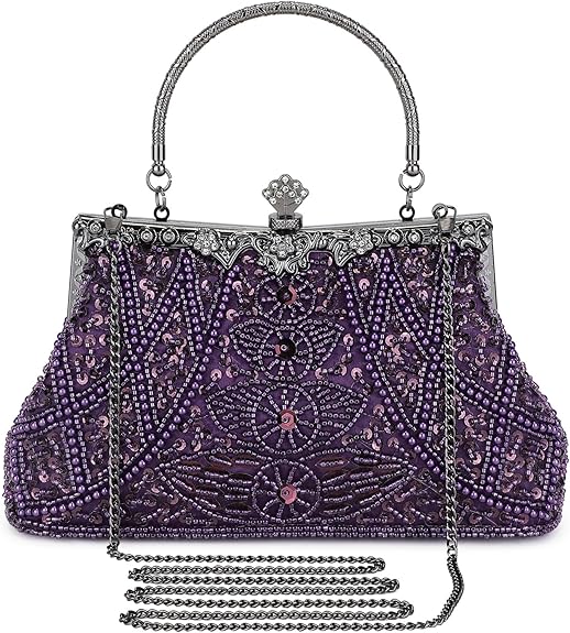 Vintage Beaded Evening Clutch