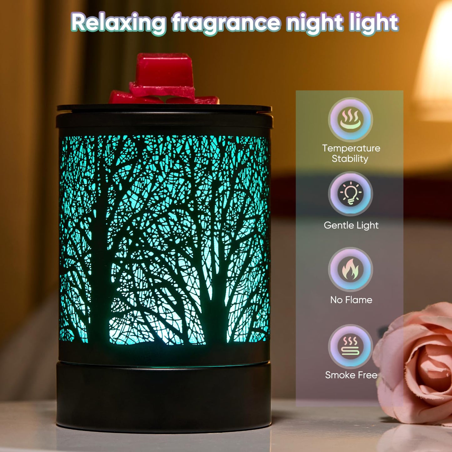 Black Electric Fragrance Wax Melts Warmer