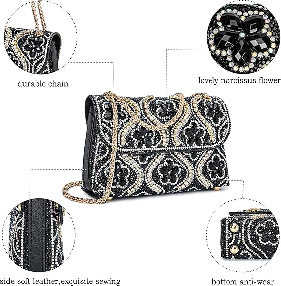 Crystals Rhinestone Clutch Purse