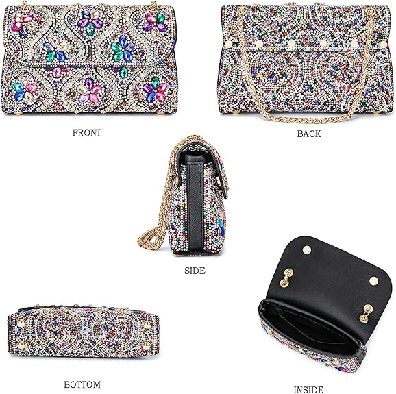 Crystals Rhinestone Clutch Purse