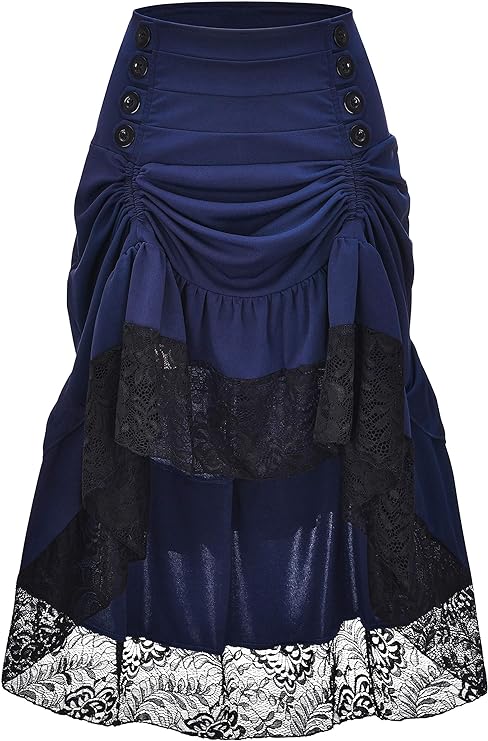 Steampunk Asymmetrical Skirt