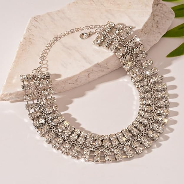 Rhinestone Choker Necklaces