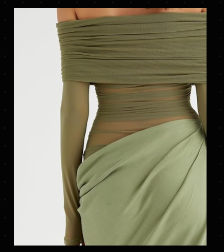 Virginia Sheer Evening Dress