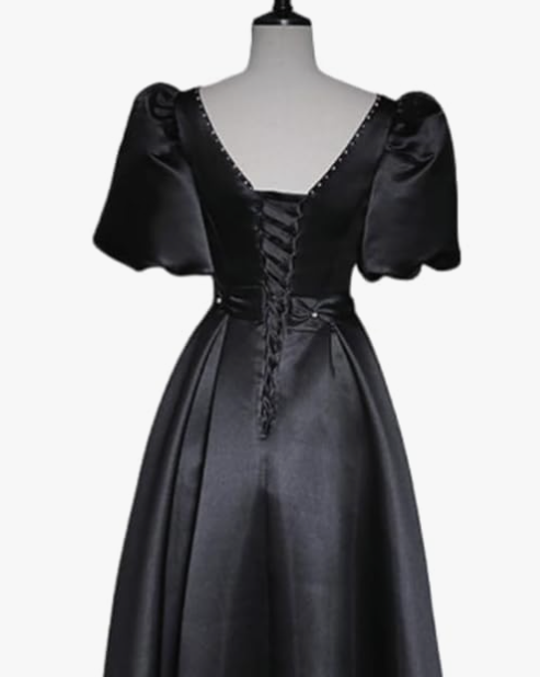 Gothic Princess Satin Gown