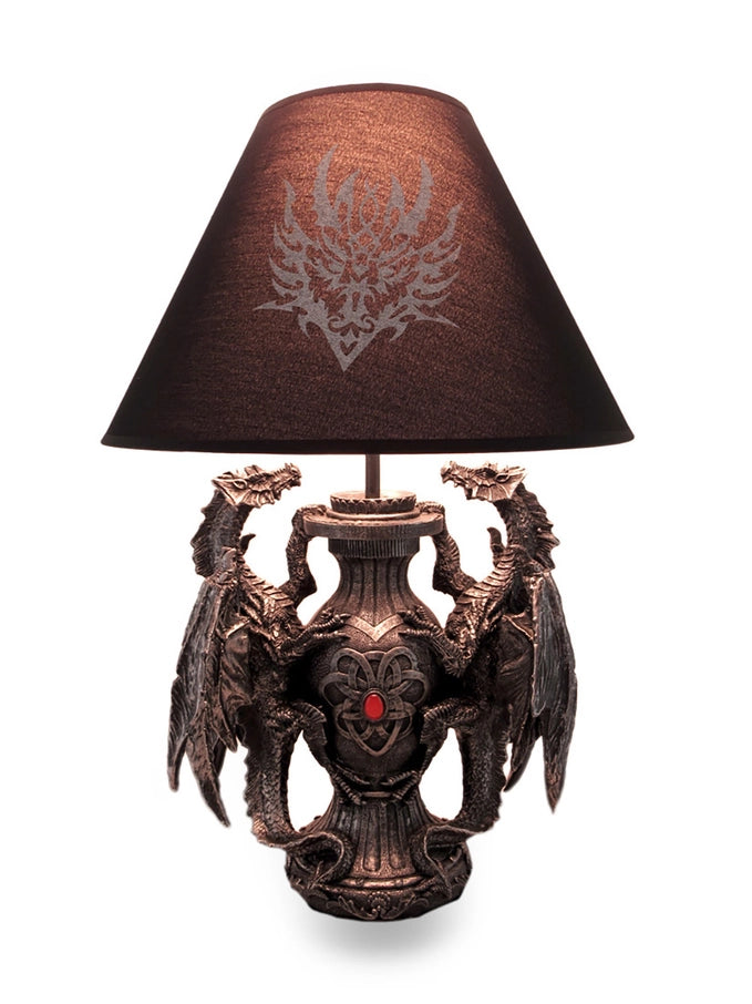 Guardians of Light Medieval Dragons Table Lamp