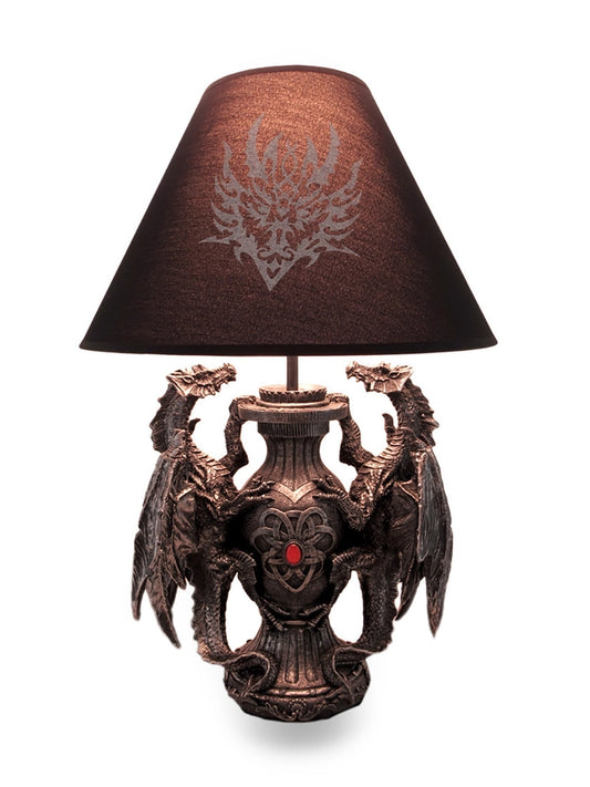 Guardians of Light Medieval Dragons Table Lamp