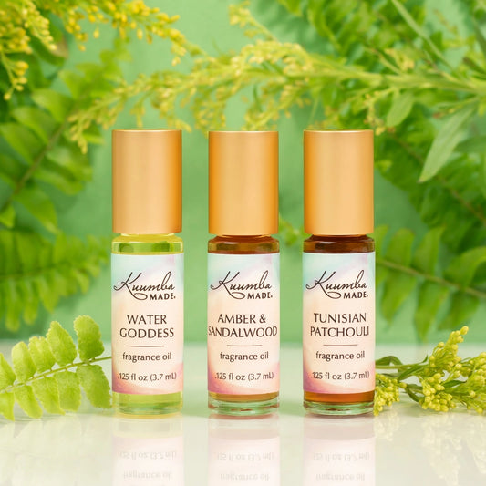 Patchouli, Jasmine, Opium, & Sandalwood Blended Perfumes