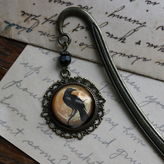 Bronze and Glass Cabochon Bookmark